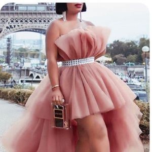 Pink Gala Mini Dress